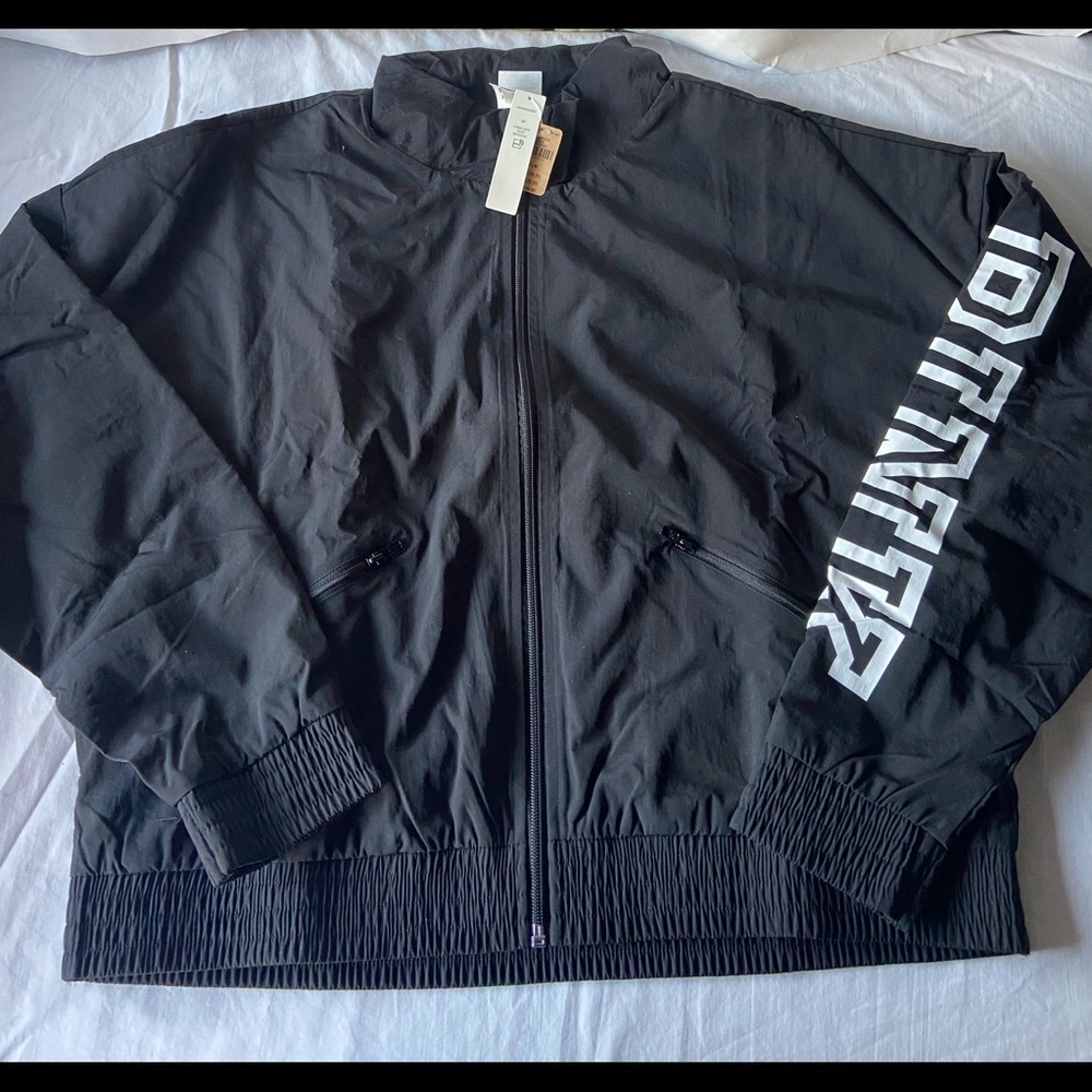 Vs pink mock neck anorack